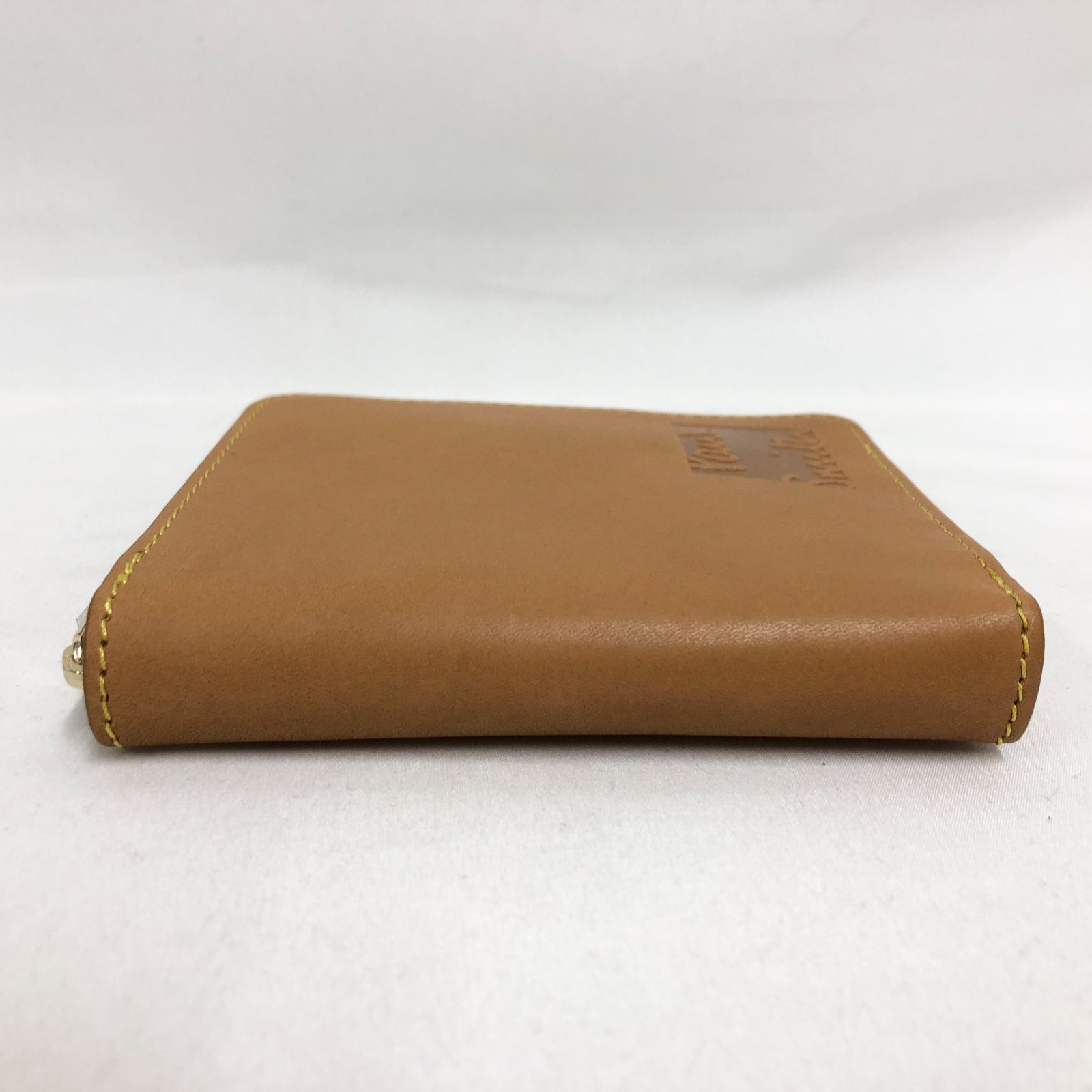 新品　ポールスミス 折財布　ステッチ　ハイライト　財布　レザー　キャメル　本革 新品 ポールスミス 折財布 ステッチ ハイライト 財布 レザー キャメル 本革