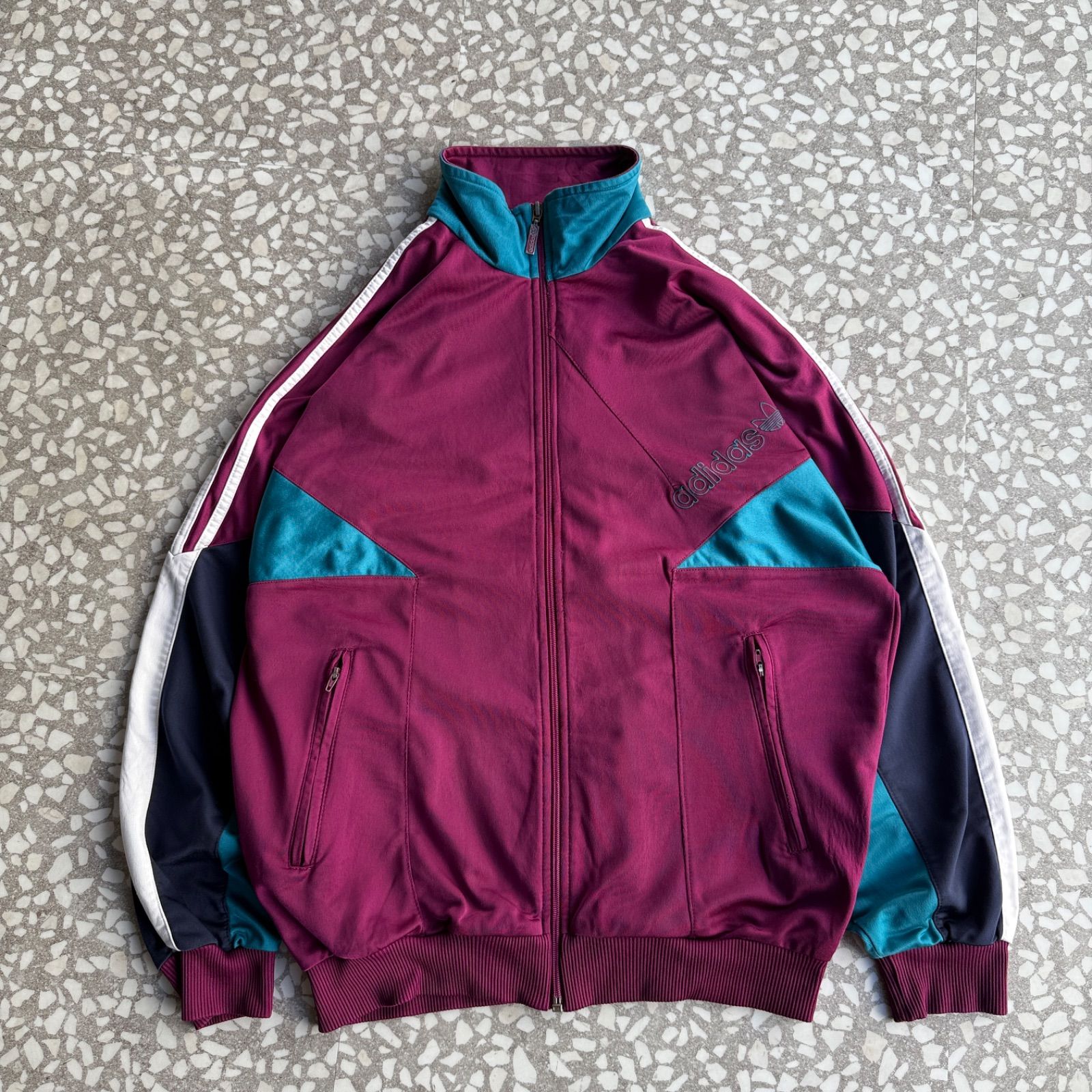 マルチカラー、トラックジャケット】オールドアディダス古着あいみょん