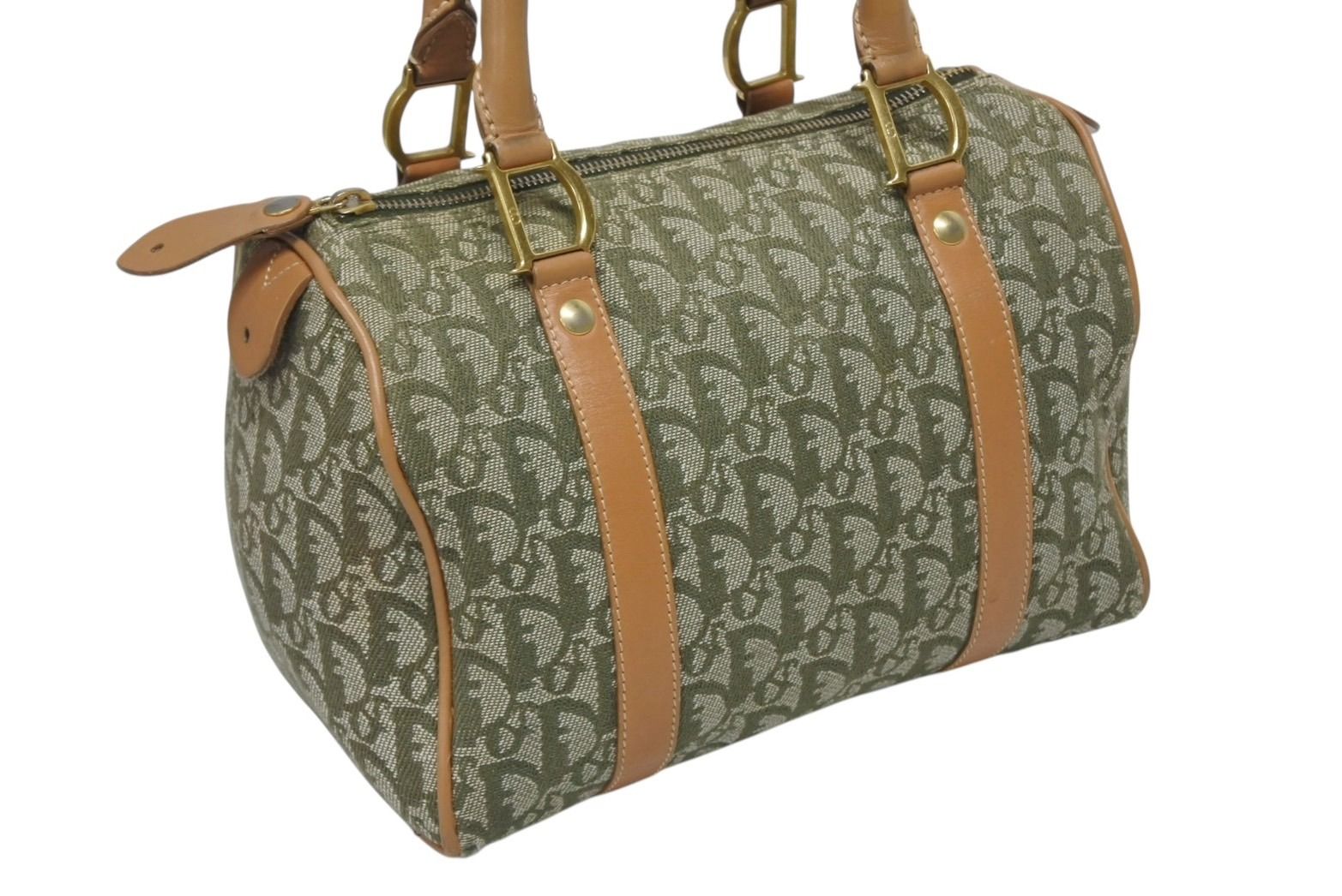 Christian Dior　トロッターロゴ　ハンドバッグ　ミニボストン クリスチャンディオール ハンドバッグ ミニボストン トロッター柄 CD