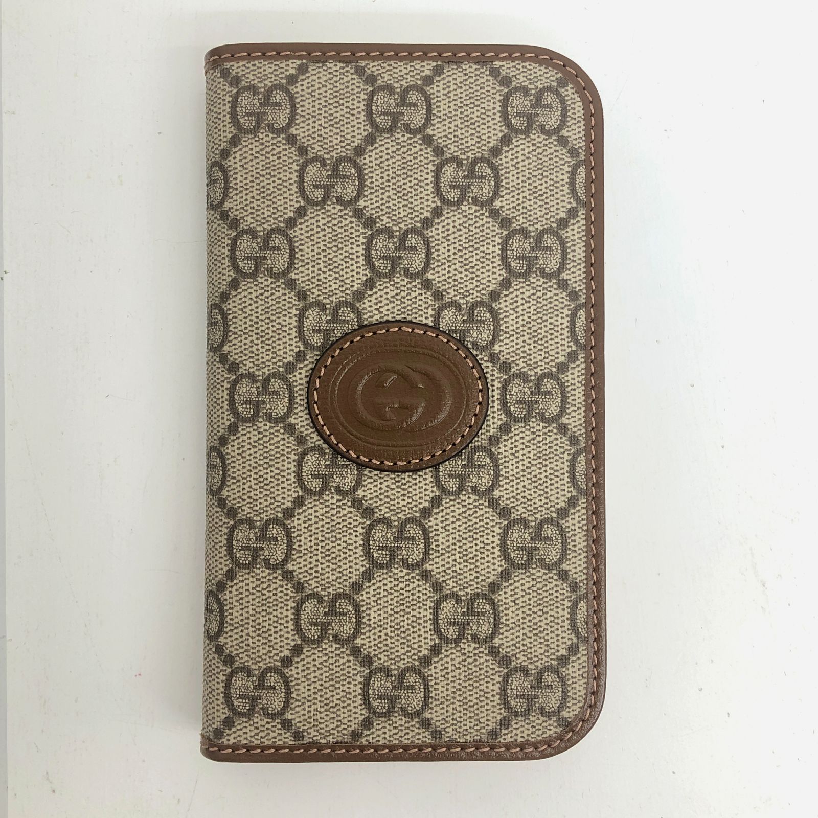 新品 GUCCI グッチ iPhone15Pro ケース 手帳型 スマホケース GG