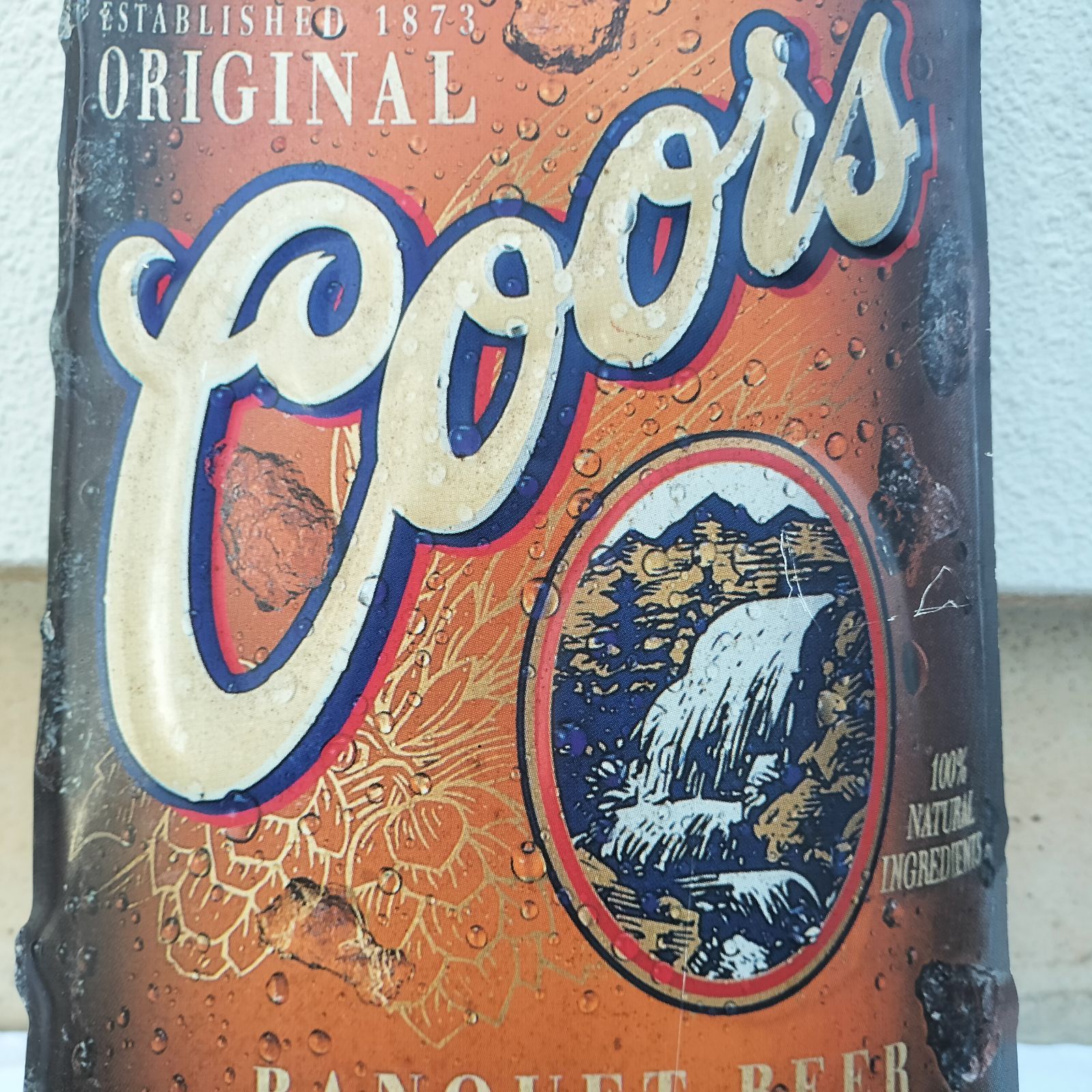 コナビール　ブリキ　看板　中古品　リサイクルショップ購入 コナビール ブリキ 看板 品 リサイクルショップ購入 【公式通販】