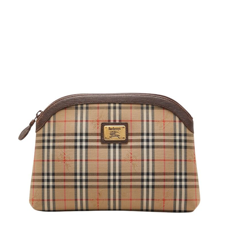 バーバリー ノバチェック シャドーホース ベージュ ブラウン