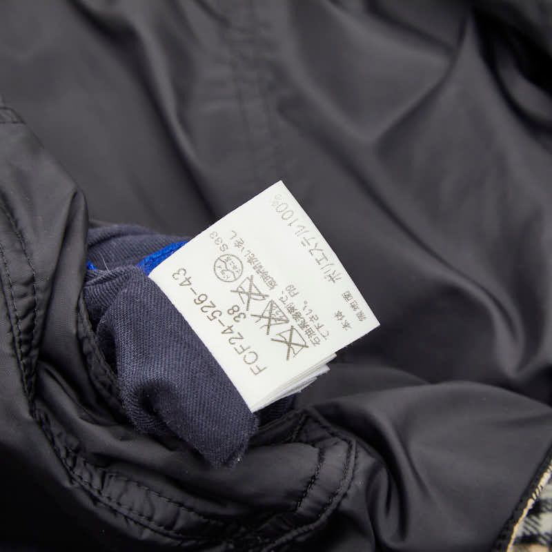 バーバリー ブルーレーベル ノバチェック 中綿ジャケット リバーシブル