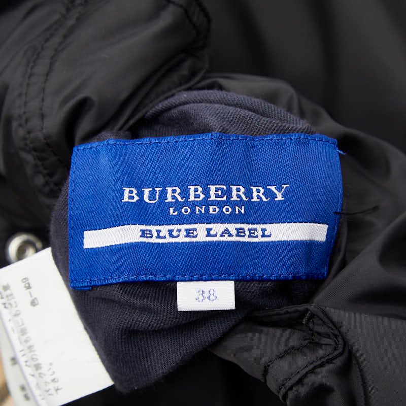バーバリー ブルーレーベル ノバチェック 中綿ジャケット リバーシブル