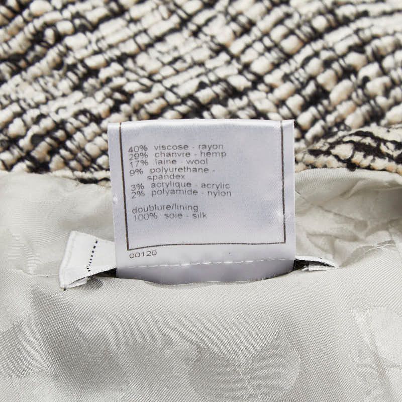 シャネル ココマーク ノースリーブワンピース ツイード サイズ40