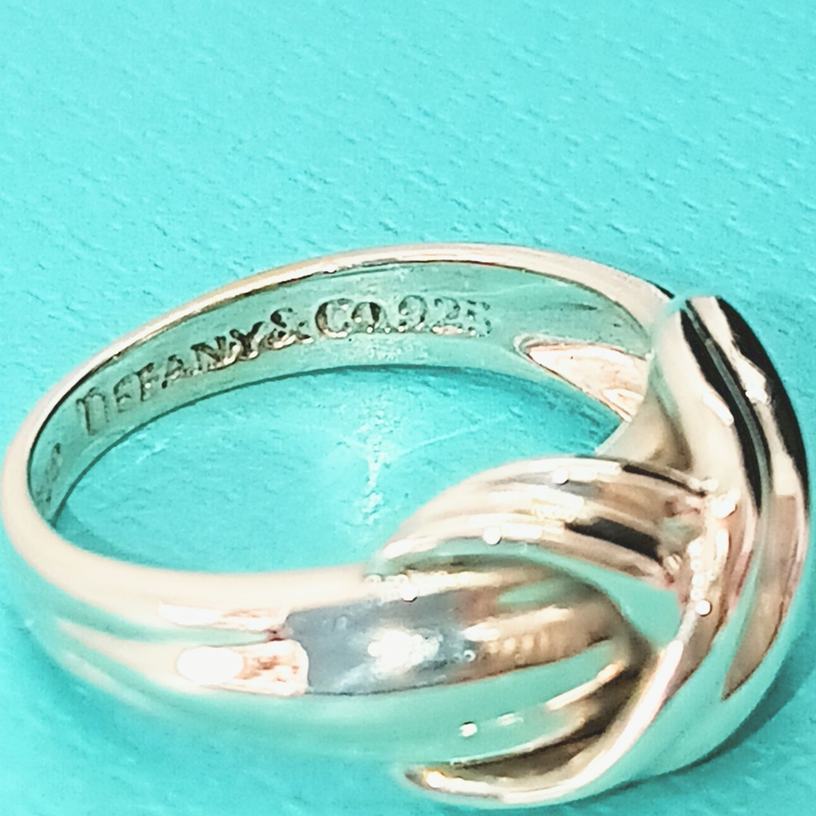 新品仕上げ】TIFFANY ティファニー シグネチャークロス リング