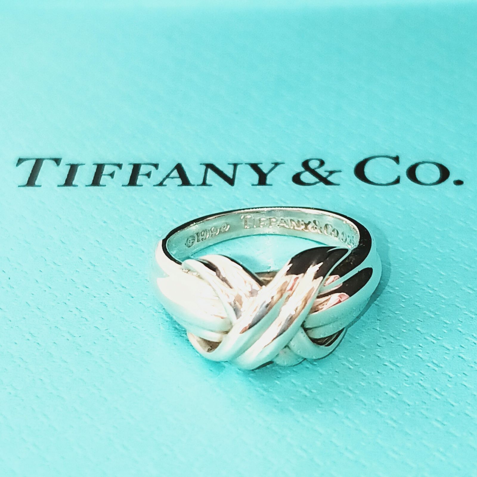 新品仕上げ】TIFFANY ティファニー シグネチャークロス リング