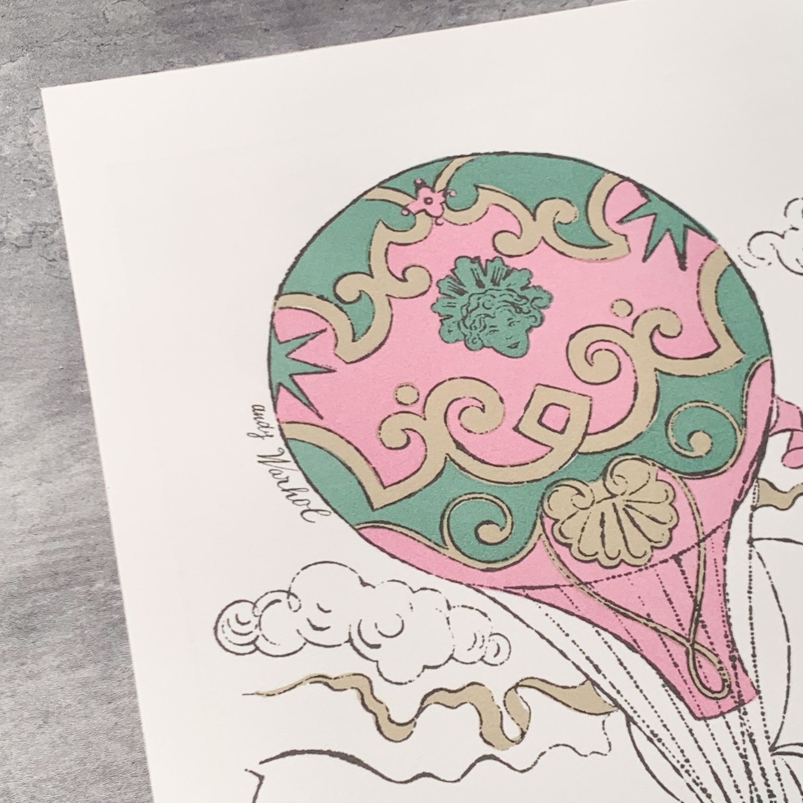 Andy Warhol アンディ・ウォーホル《Hot Air Balloon》リトグラフ 83