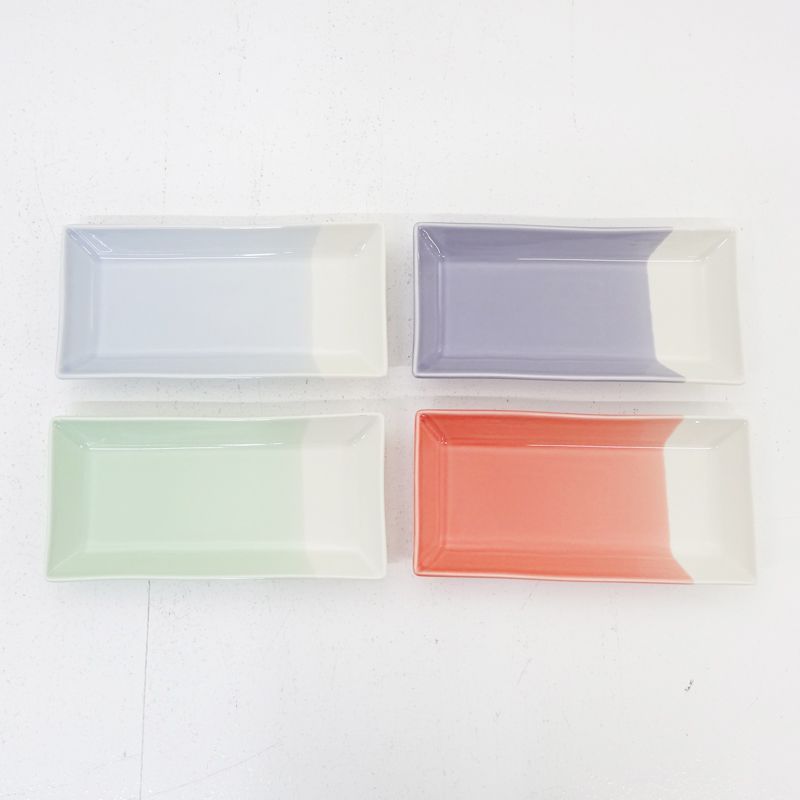 ロイヤルドルトン　 陶器製長方形皿4枚セット ロイヤルドルトン Royal Doulton陶器製長方形皿4枚セット