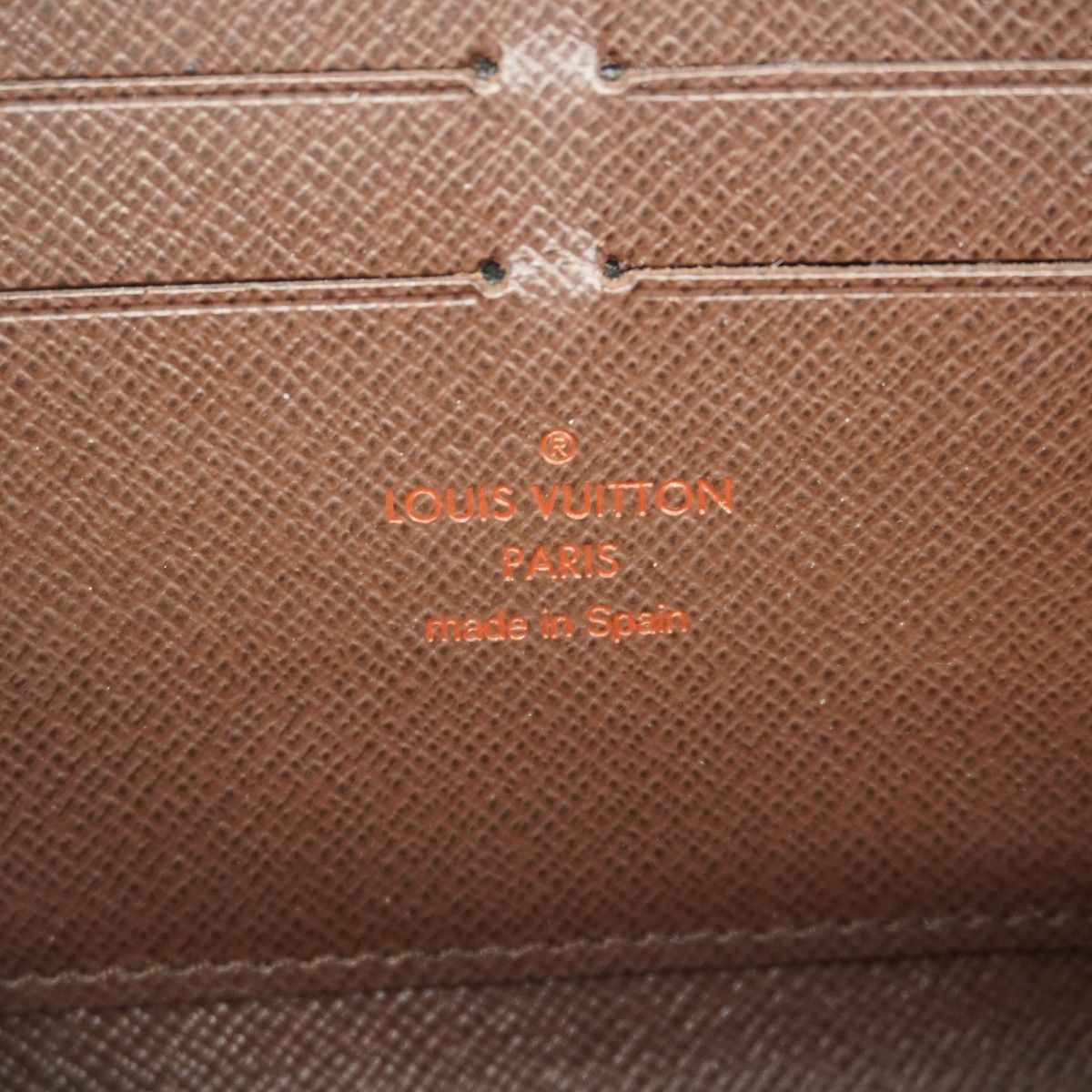 5pd6057】ルイヴィトン 長財布 ダミエ ジッピーウォレット N60015