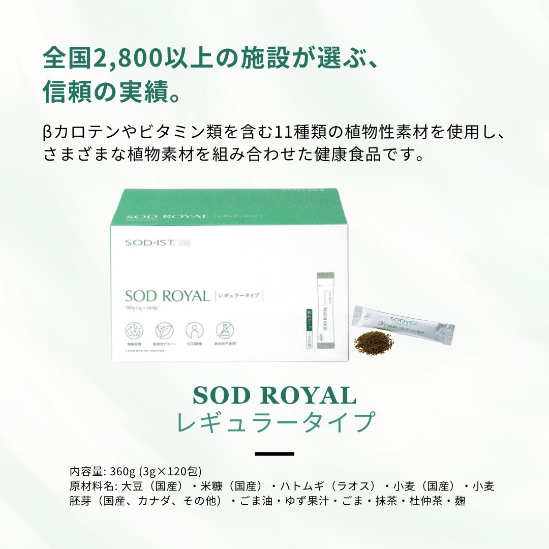 丹羽 SODロイヤル レギュラータイプ 360g（3g×120包）スティックタイプ 