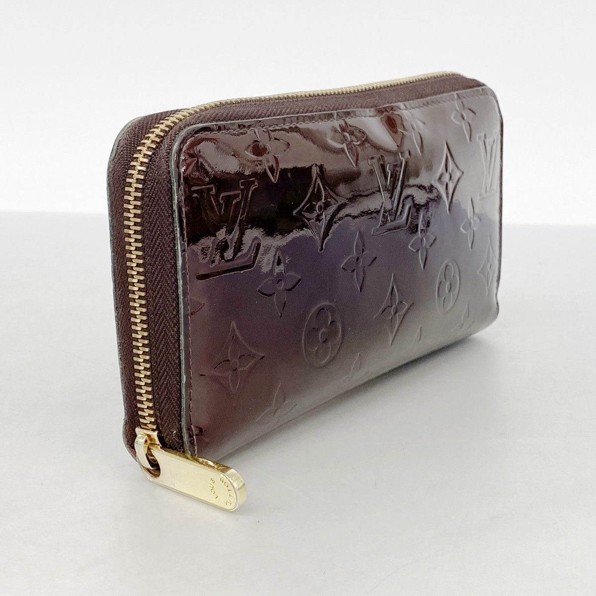 5pd6178-k】ルイヴィトン 長財布 ヴェルニ ジッピーウォレット M93522
