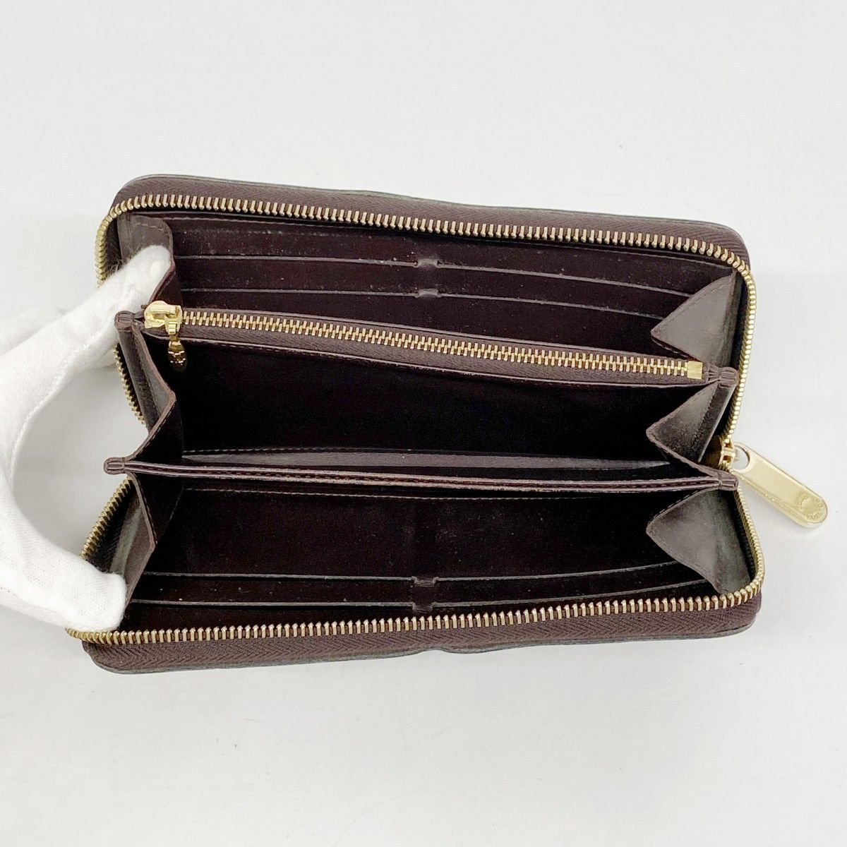 5pd6178-k】ルイヴィトン 長財布 ヴェルニ ジッピーウォレット M93522