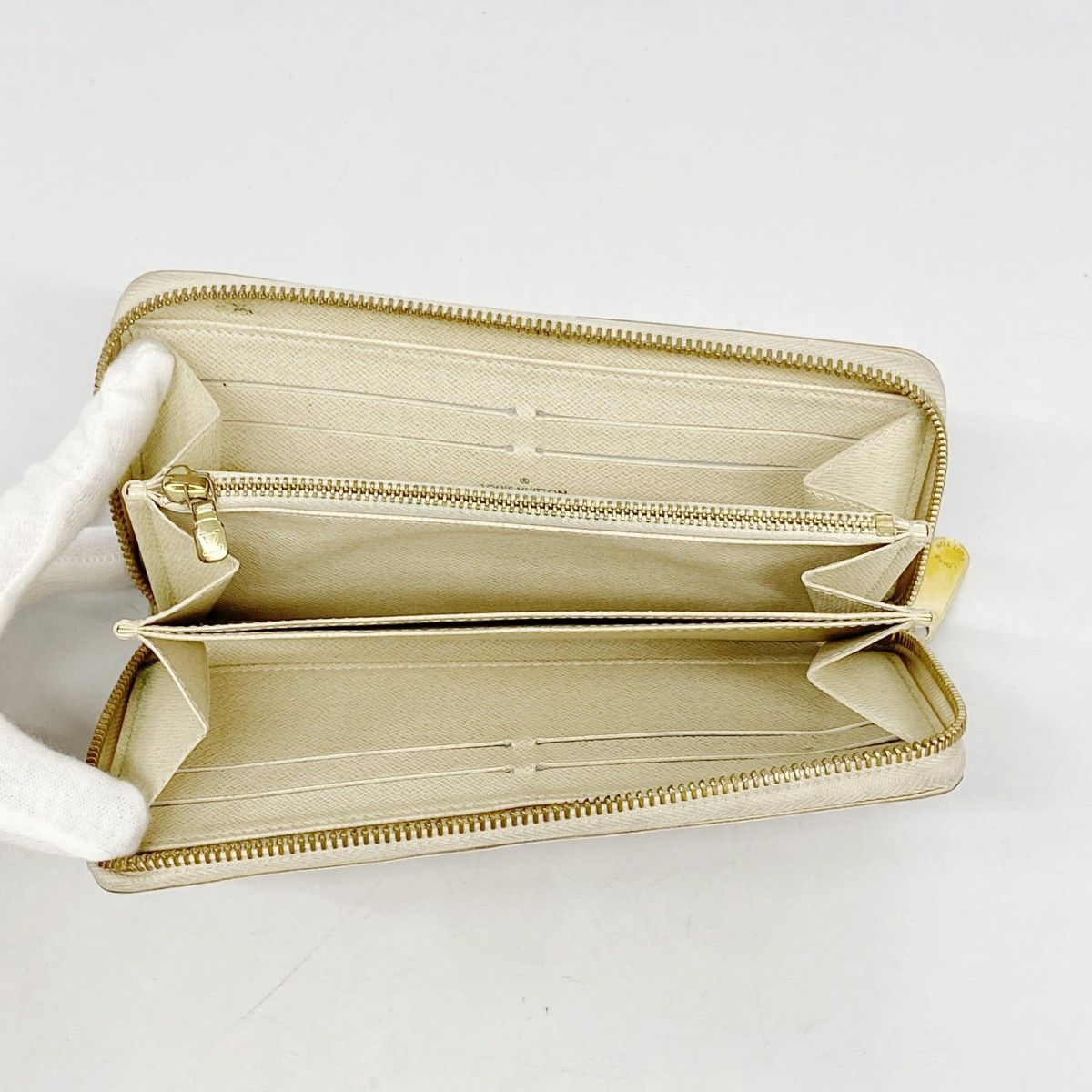 5pd6194-k】ルイヴィトン 長財布 ダミエ・アズール ジッピーウォレット