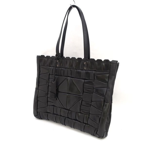 GUCCI グッチ　バック GUCCI / グッチ ◇レザー トートバッグ ブラック パッチワーク 107758