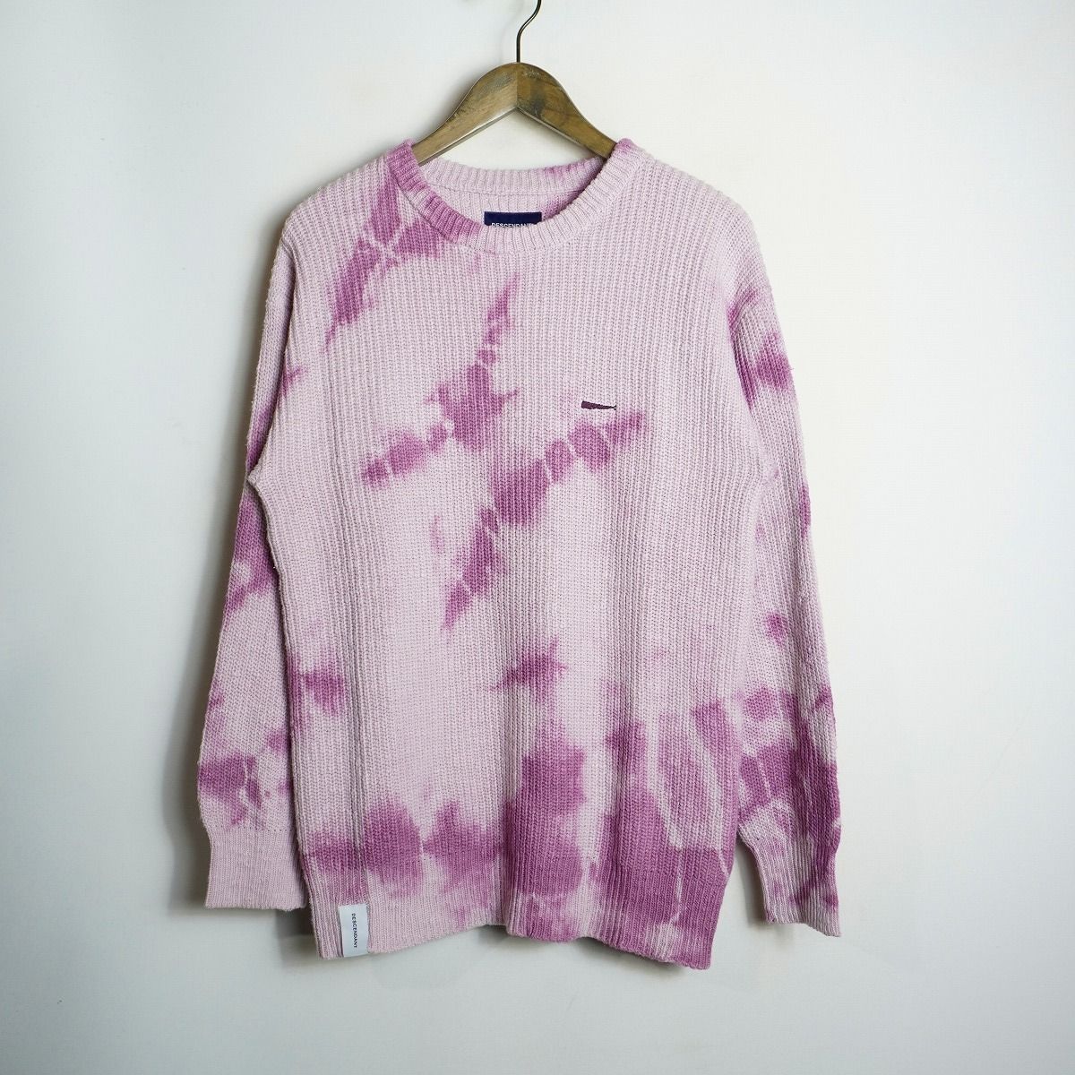 極美品 正規 小売業者 DESCENDANT ディセンダント SMOKE COTTON KNIT 