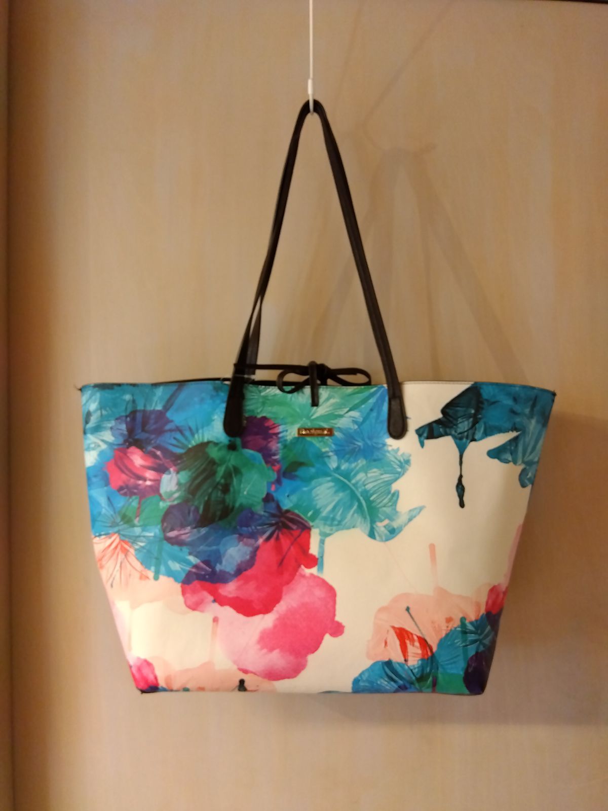 M24 デシグアル Desigual リバーシブルビッグトートバッグ ボタニカル