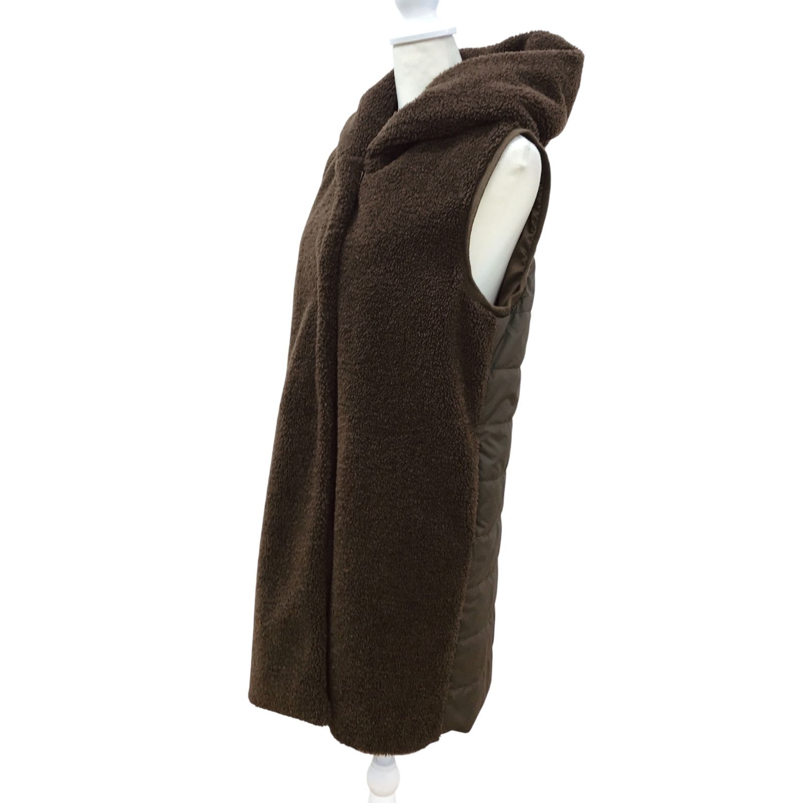 Leilianリバーシブル切替えロングベスト 店舗人気】【ウォッシャブル