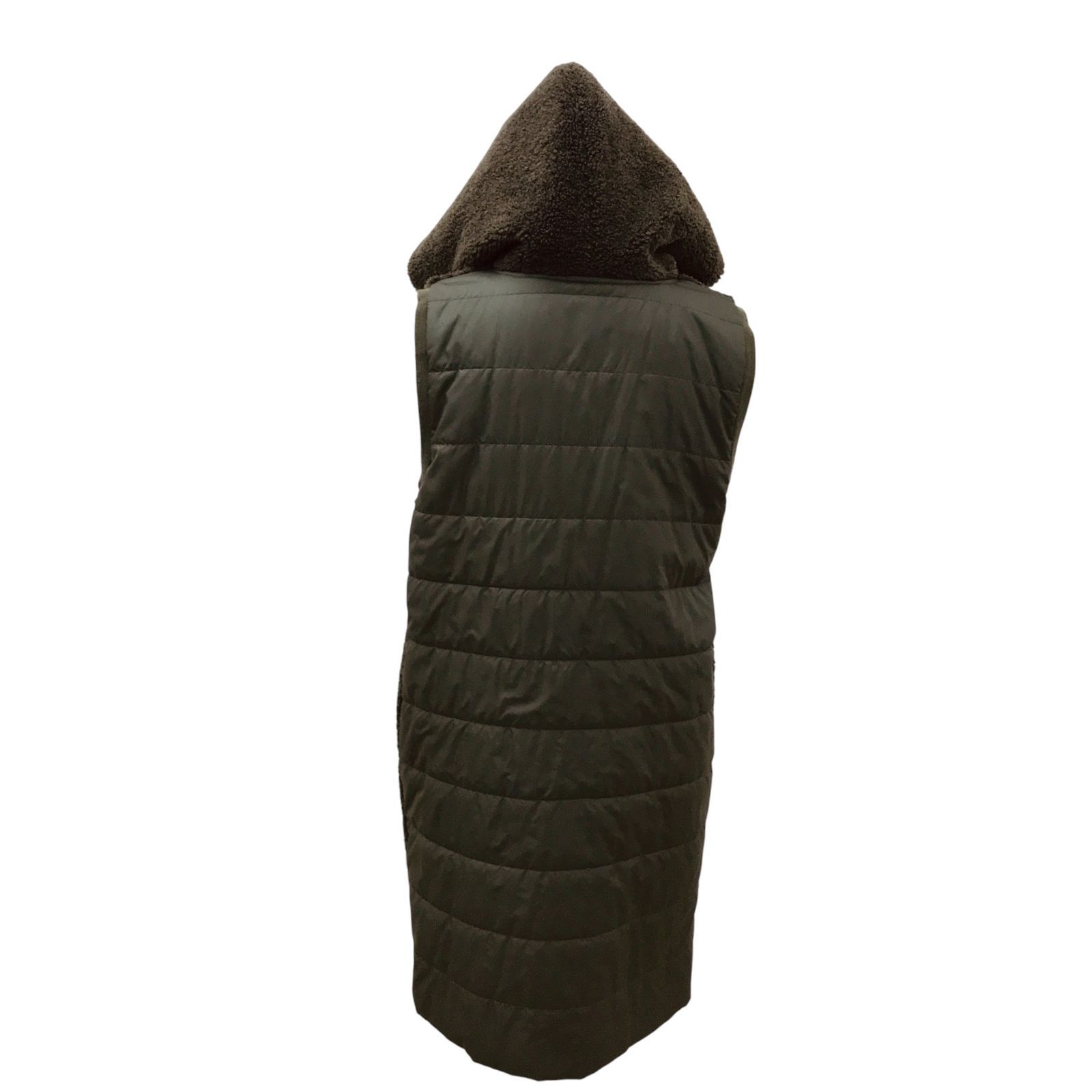 Leilianリバーシブル切替えロングベスト Leilianリバーシブル切替えロングベスト ロングベスト【Leilian WHITE