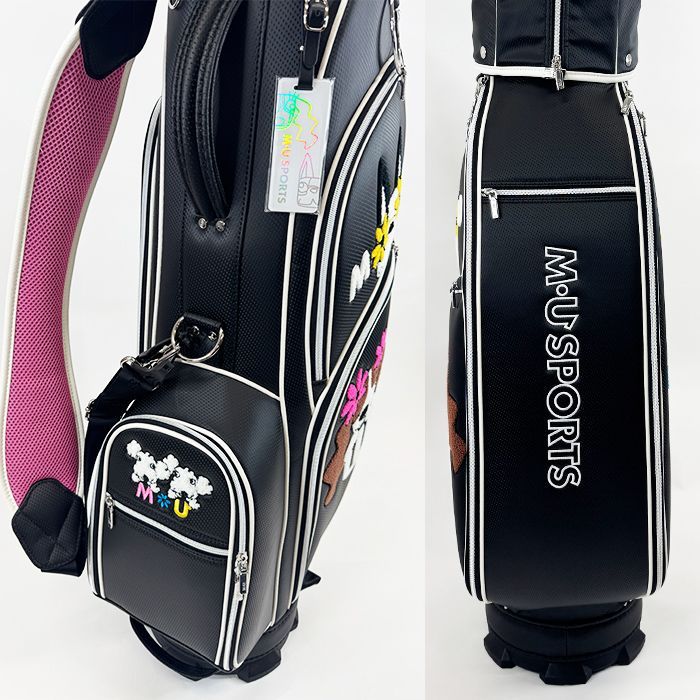 2025年 秋冬新作 MU SPORTS MUスポーツ ゴルフバッグ レディース