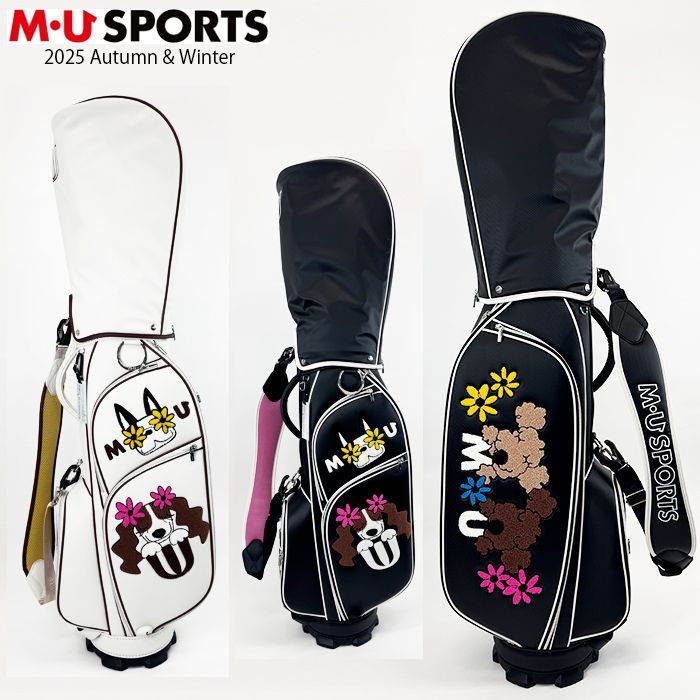 2025年 秋冬新作 MU SPORTS MUスポーツ ゴルフバッグ レディース