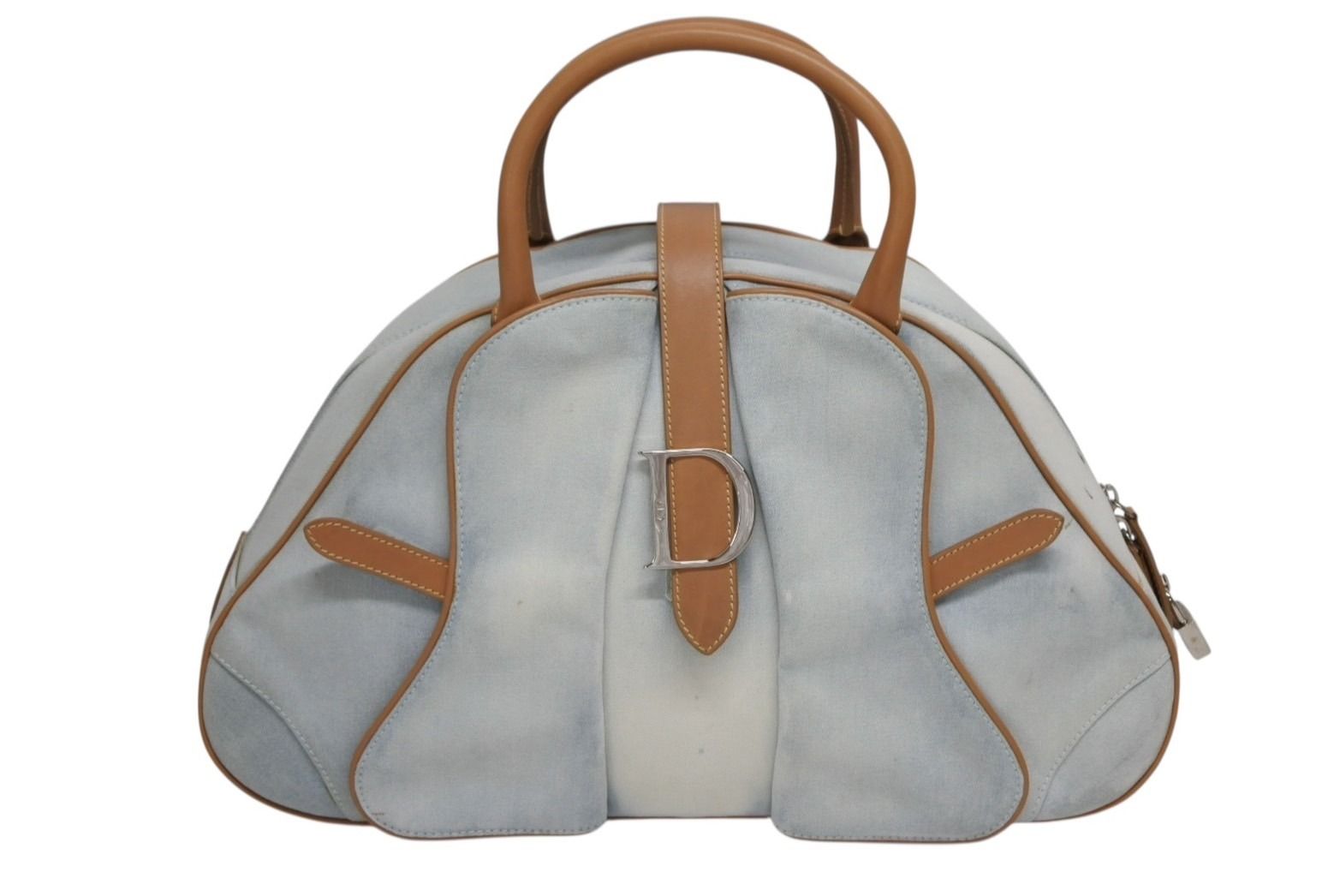 CHRISTIAN DIOR クリスチャンディオール ダブルサドルボウラーバッグ