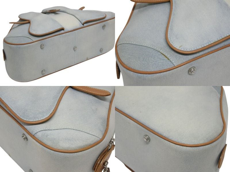 CHRISTIAN DIOR クリスチャンディオール ダブルサドルボウラーバッグ