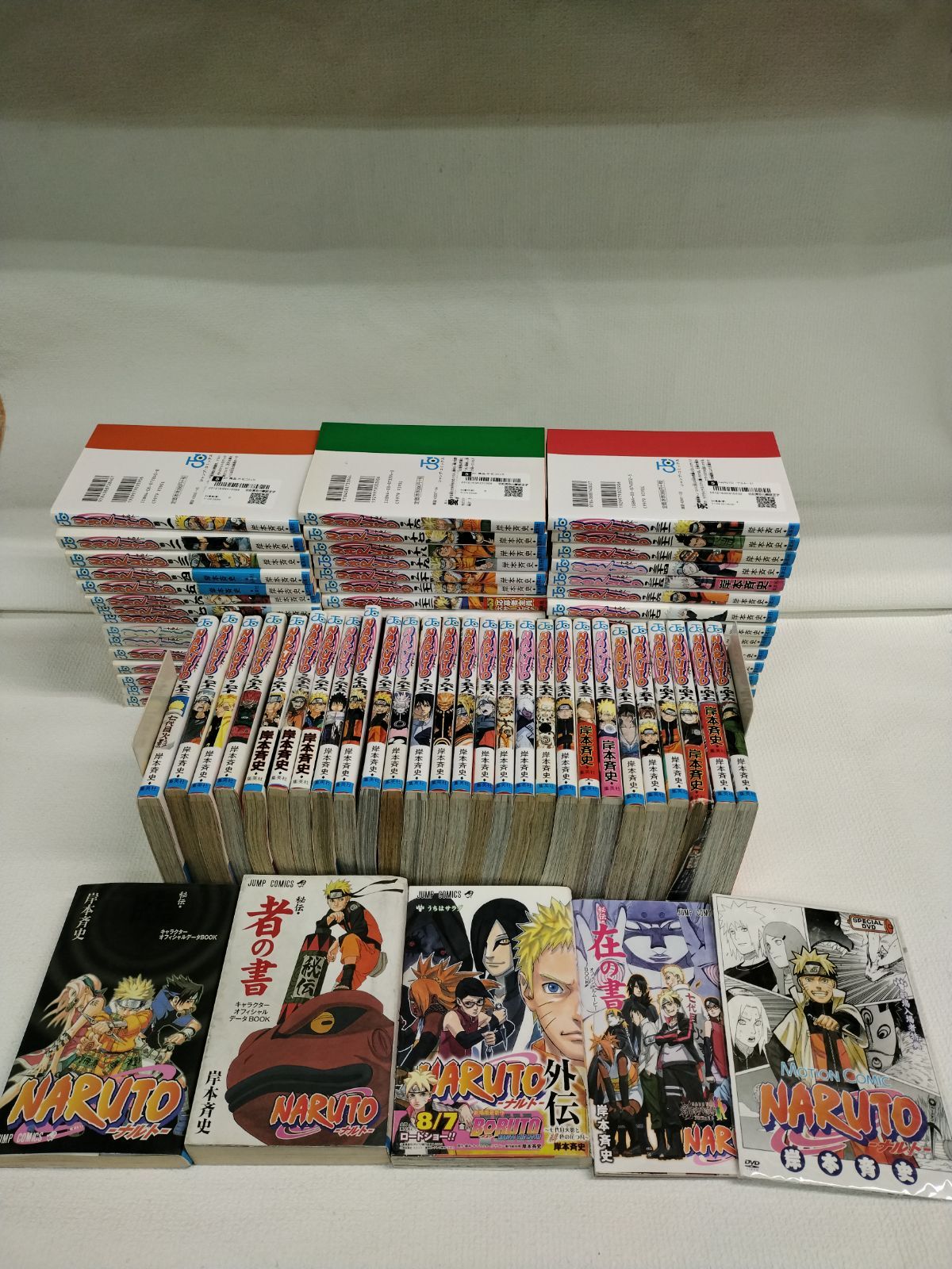 ☆③NARUTO ナルト 1~72巻 コミック全巻＋関連本4冊＋劇場入場者特典