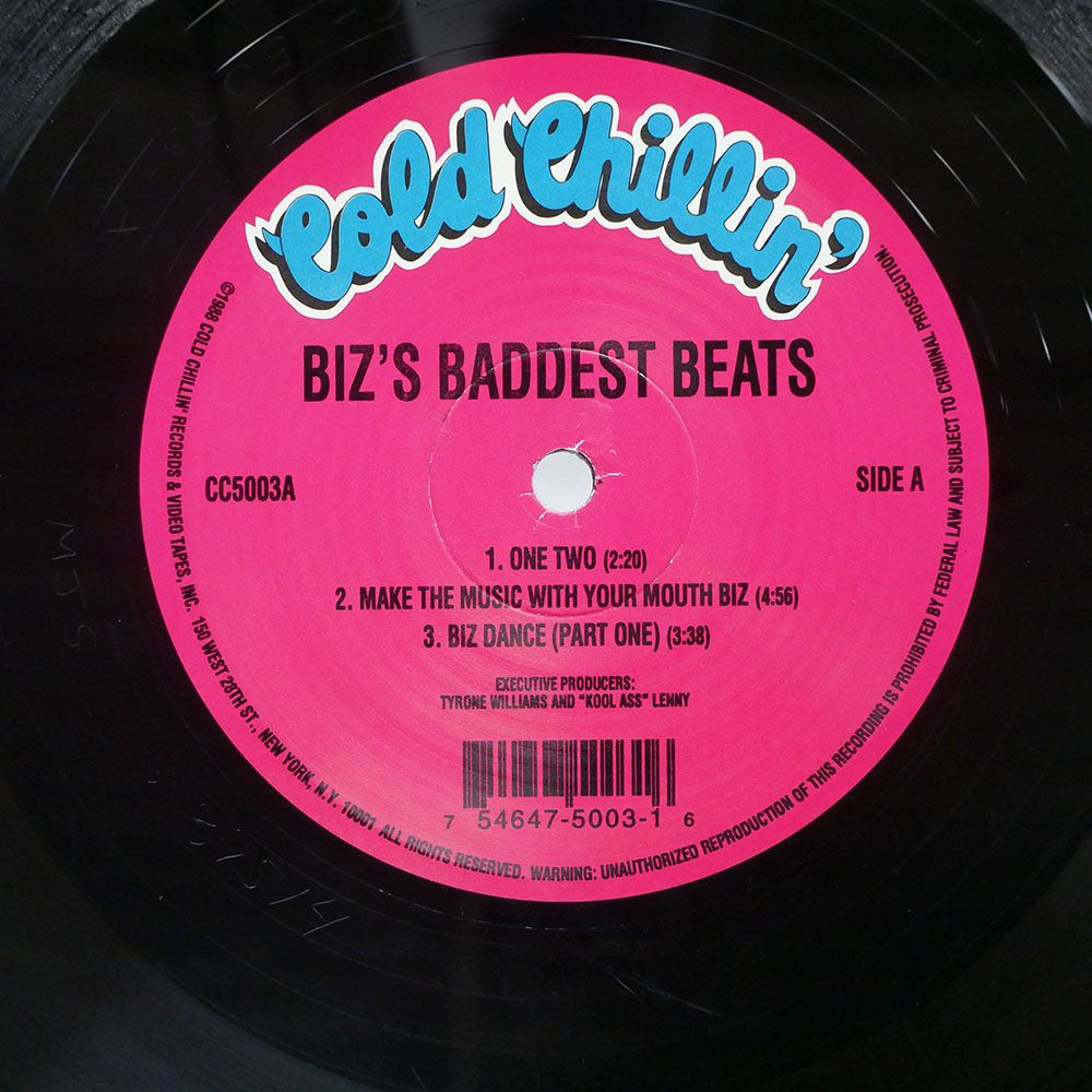US盤 BIZ MARKIE/BIZ'S BADDEST BEATS/COLD CHILLIN' CC5003 LP - メルカリ