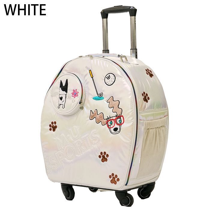 2025年 秋冬新作 M U SPORTS MUスポーツ ゴルフ 4輪 キャリーバッグ