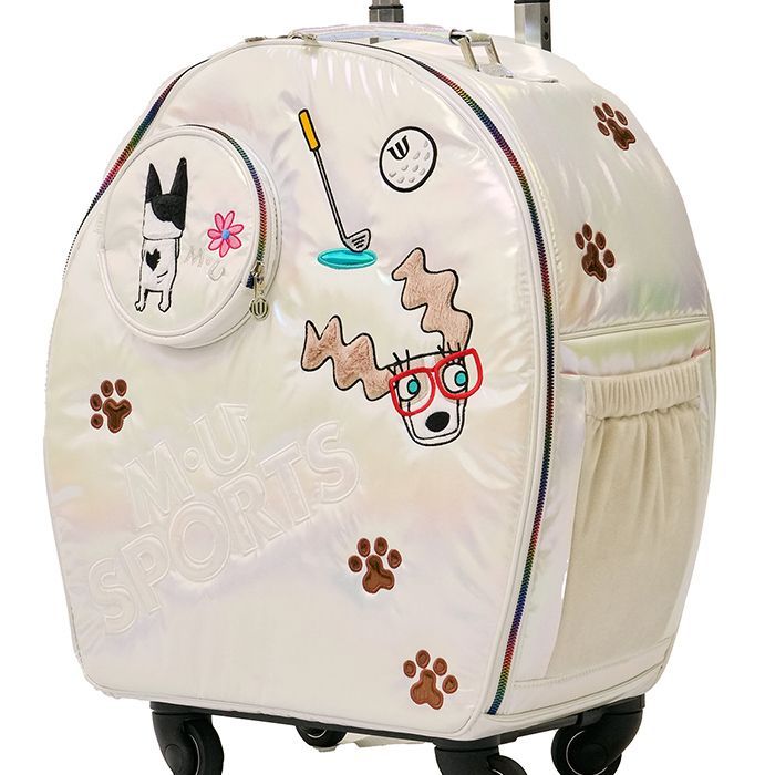 2025年 秋冬新作 M U SPORTS MUスポーツ ゴルフ 4輪 キャリーバッグ