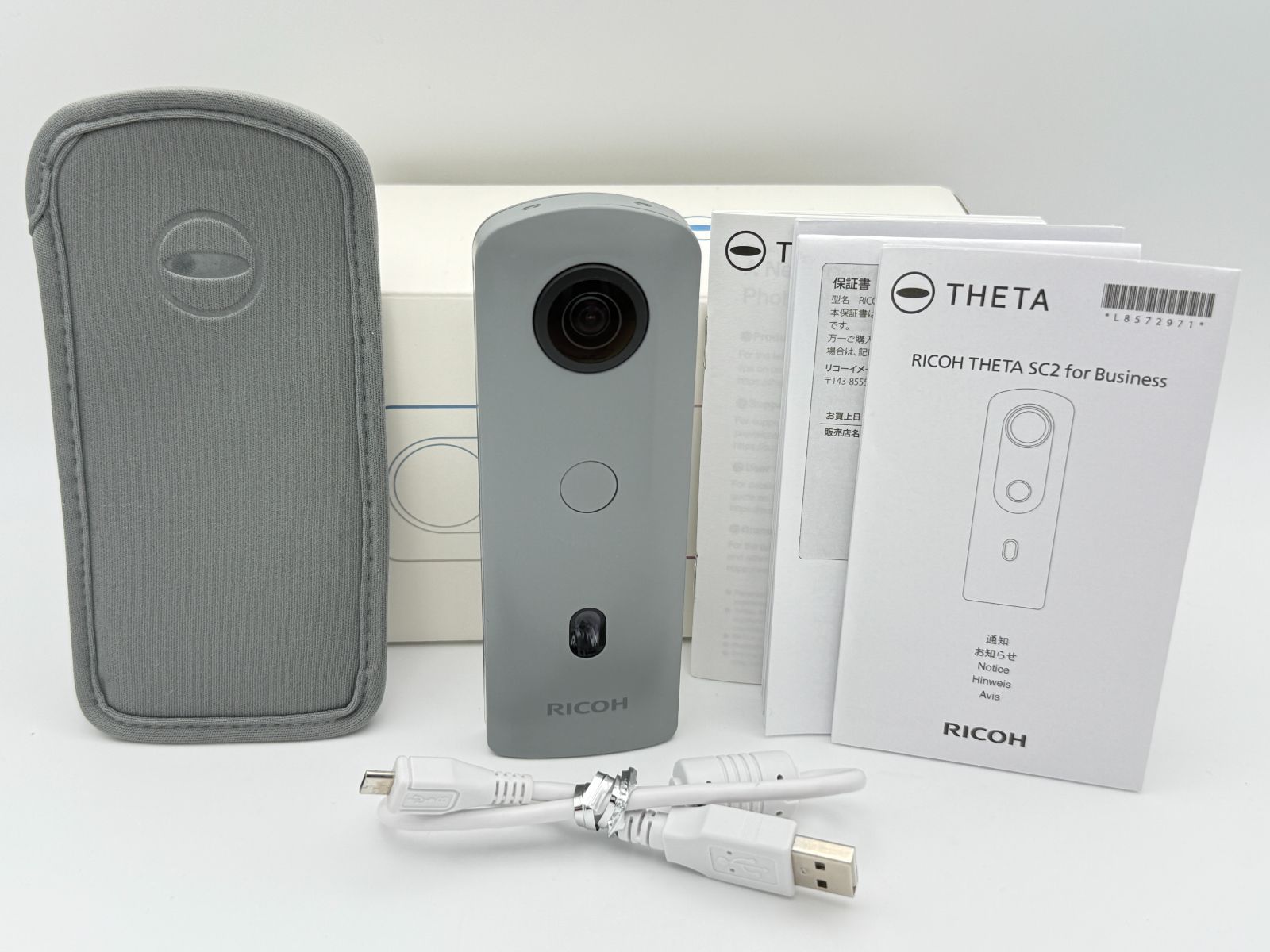 極上美品】RICOH THETA SC2 for Business ビジネス グレー リコー