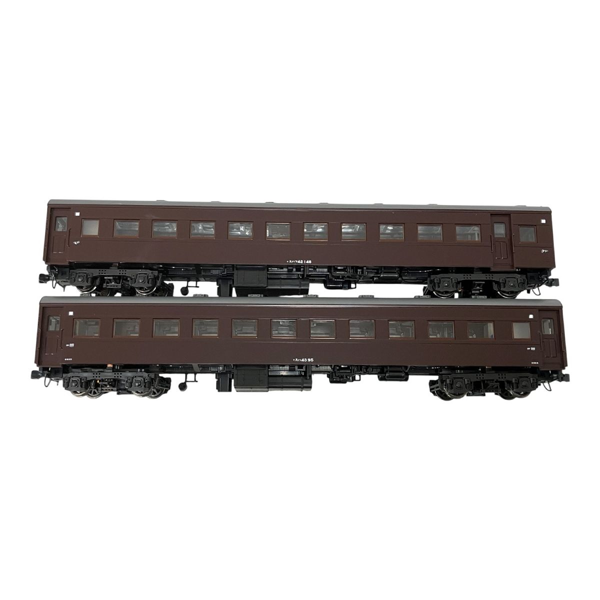 KATO 1-506 スハ43 茶 /1-508 スハフ42 茶 一般形客車 2両セット HO