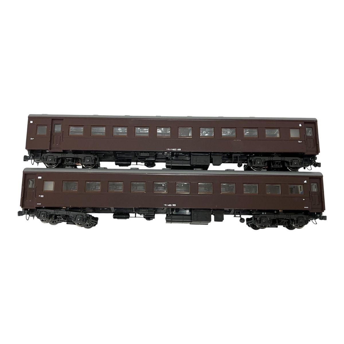 KATO 1-506 スハ43 茶 /1-508 スハフ42 茶 一般形客車 2両セット HO