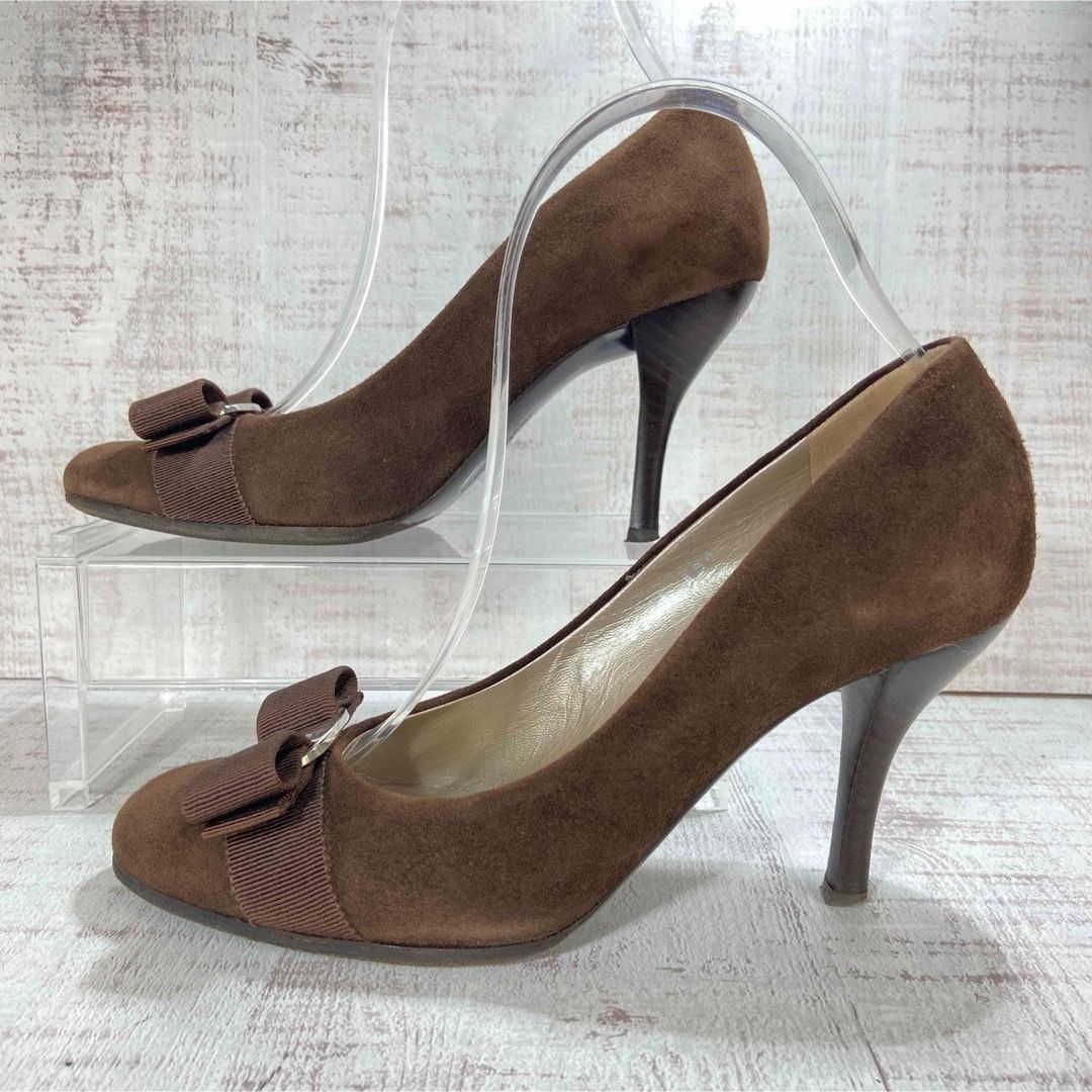 【FERRAGAMO】PANIAブラウン ハイヒールパンプス FERRAGAMO】PANIAブラウン ハイヒールパンプス Ferragamo ブラウン