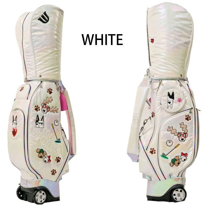 2025年 秋冬新作 MU SPORTS MUスポーツ ゴルフバッグ レディース 2輪