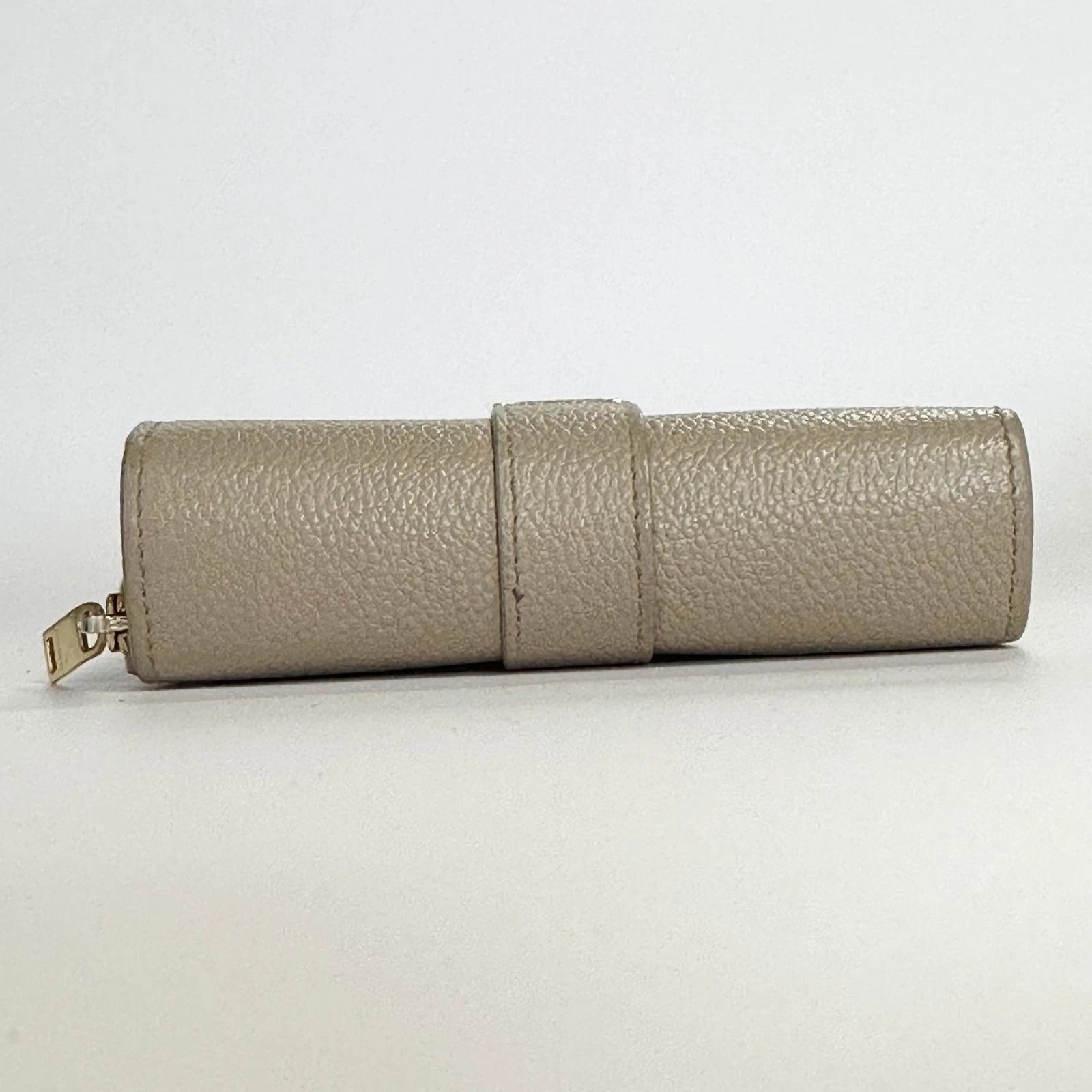 SAINT LAURENT サンローラン 2つ折り財布 YSL カサンドラ グレー