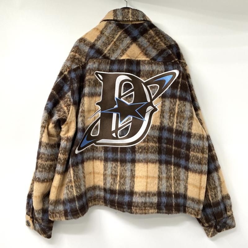 中古】DREAMTEAM D Star Logo Mohair Flannel Jacket ブラウン サイズL