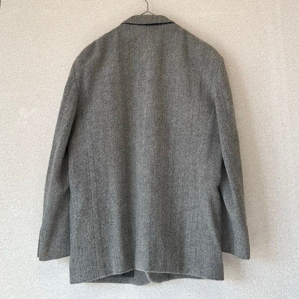 希少90s ISSEY MIYAKE イッセイミヤケ ヘリンボーン柄ツイードウール