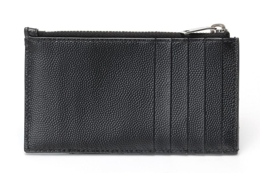 サンローラン / SAINT LAURENT モノグラム フラグメント ジップ カード