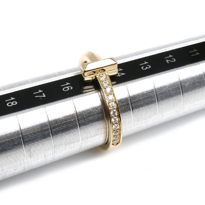 TIFFANY&Co. ティファニー K18YG イエローゴールド Tワン ナロー