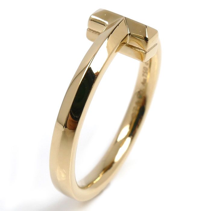 TIFFANY&Co. ティファニー K18YG イエローゴールド Tワン ナロー