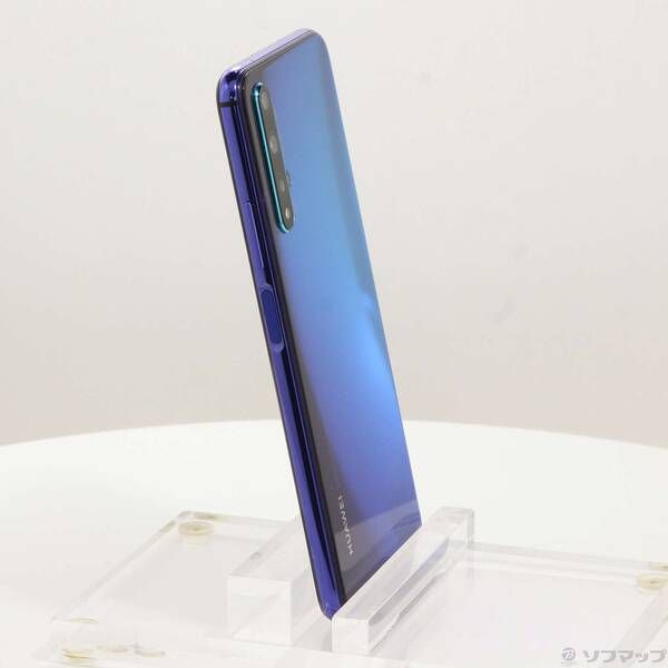 中古品〕 nova 5T 128GB クラッシュブルー YAL-L21 SIMフリー【349