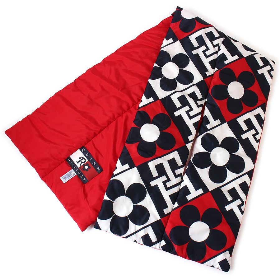 WL 25068 TOMMY RICHARD QUINN トミー ヒルフィガー リチャードクイン 中綿 マフラー ストール OS リバーシブル コラボ