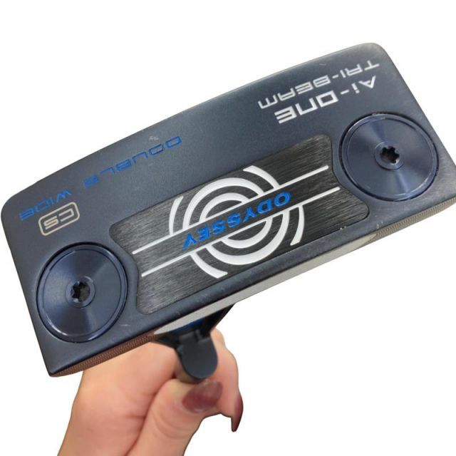 中古】 オデッセイ Ai-ONE TRI-BEAM DOUBLE WIDE CS 34インチ パター