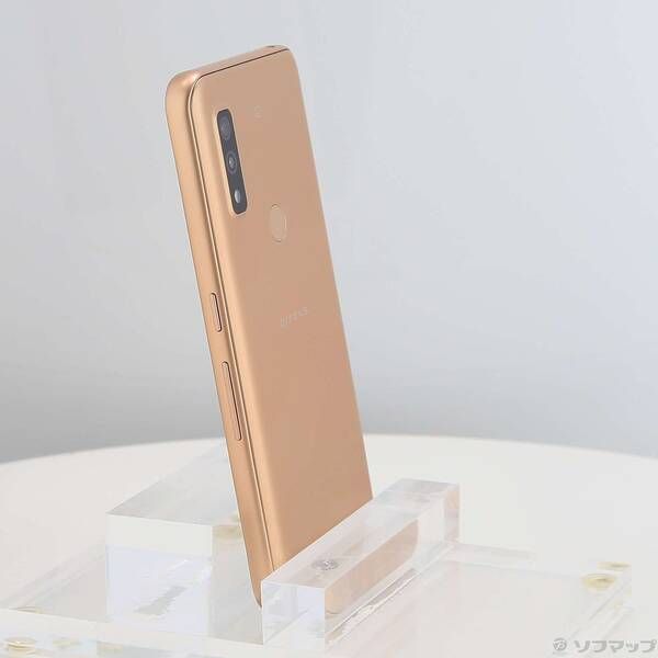 中古品〕 arrows We 64GB ローズゴールド FCG01 au SIMフリー【276