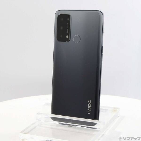 中古品〕 OPPO Reno5 A 128GB シルバーブラック A101OP Y!mobile SIM