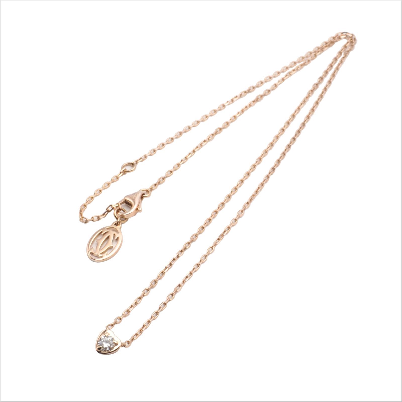 Cartier カルティエ ダムール ディアマン レジェ ハート ネックレス 1P 