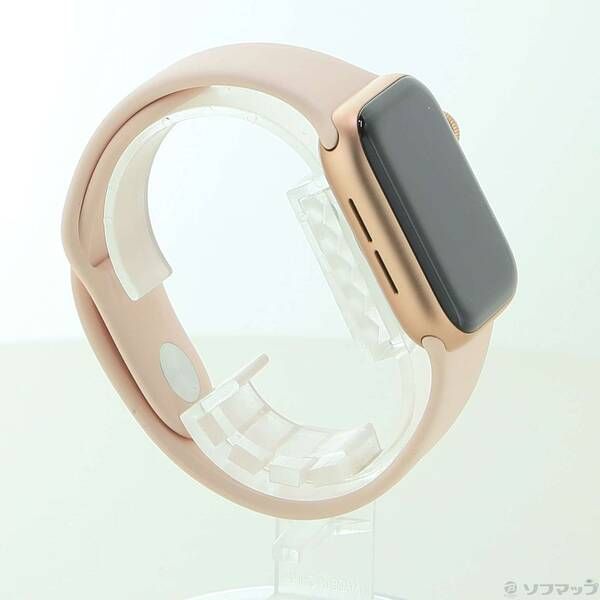  〔 品〕 Apple Watch SE 第1世代 GPS 40 mm ゴールドアルミニウムケース ピンクサンドスポーツバンド 344 Apple Watch本体 スマートウォッチ ウェアラブル