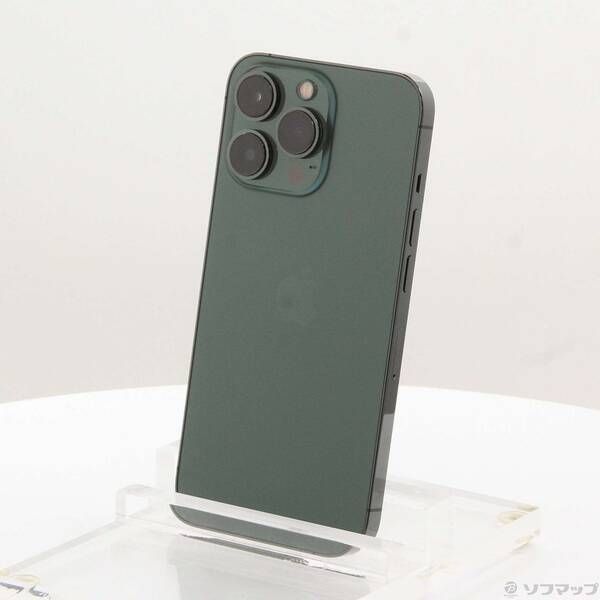 中古品〕 iPhone13 Pro 256GB アルパイングリーン MNDY3J／A SIMフリー